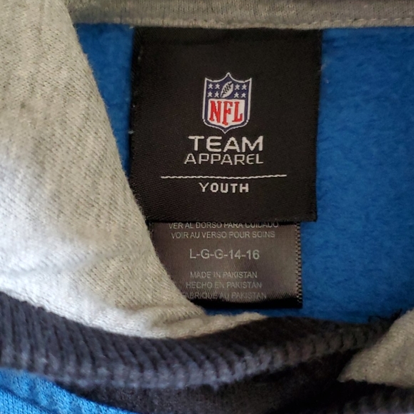 NFL Lions Hoodie Sweatshirt Large 14 Boys - Picture 2 of 2